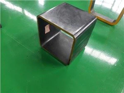 Black Square Rectangular Tube