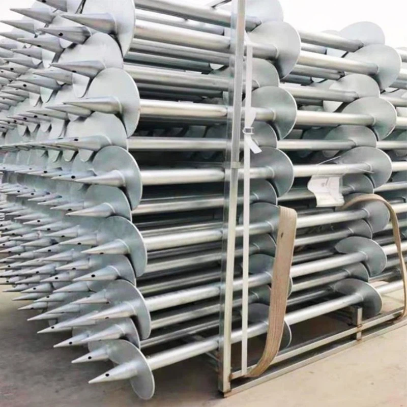 Ground Screw Piles For Solar Power