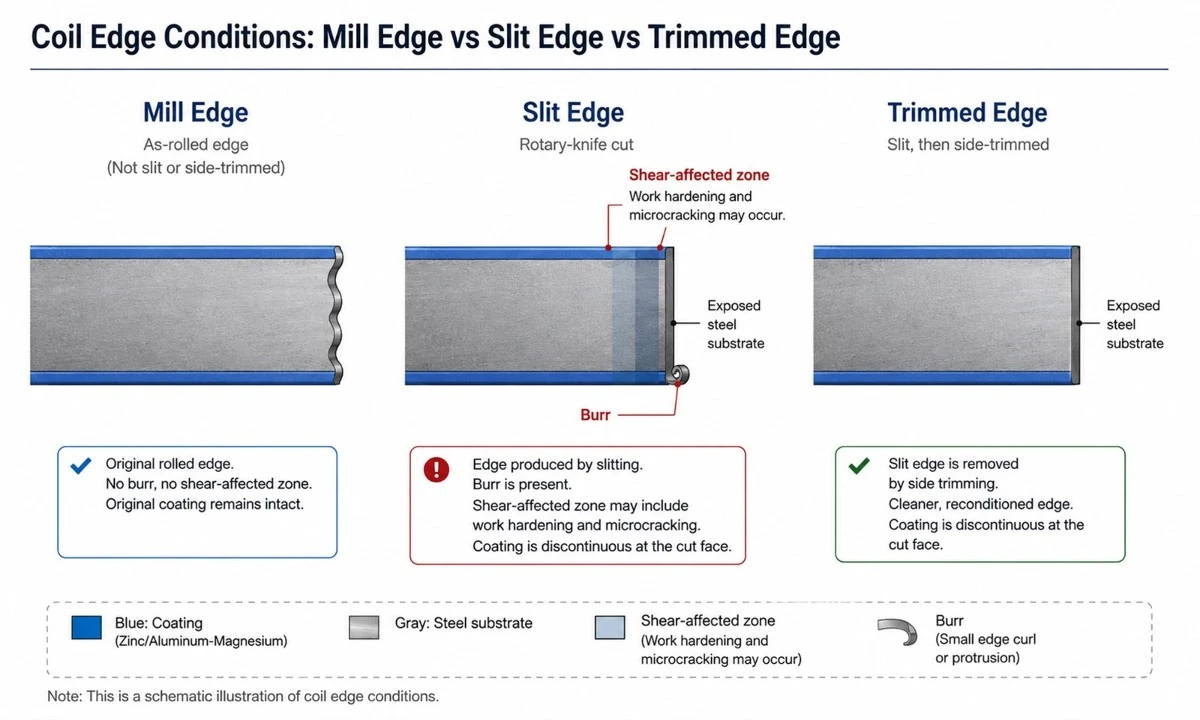 coil edge conditions mill edge vs slit edge vs trimmed edge coil edge conditions mill edge vs slit edge vs trimmed edge